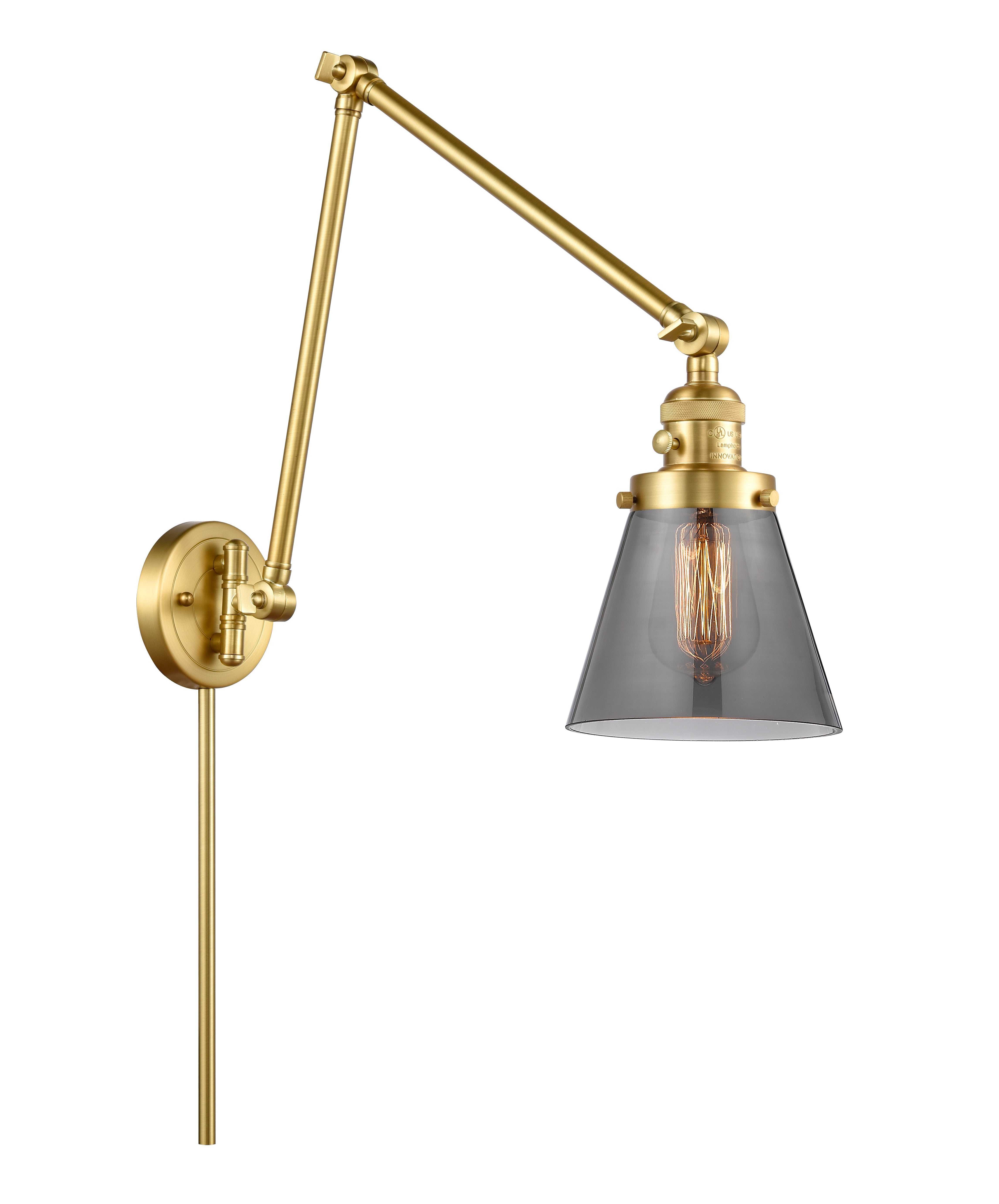 Franklin Restoration Swing Arm Cast Brass