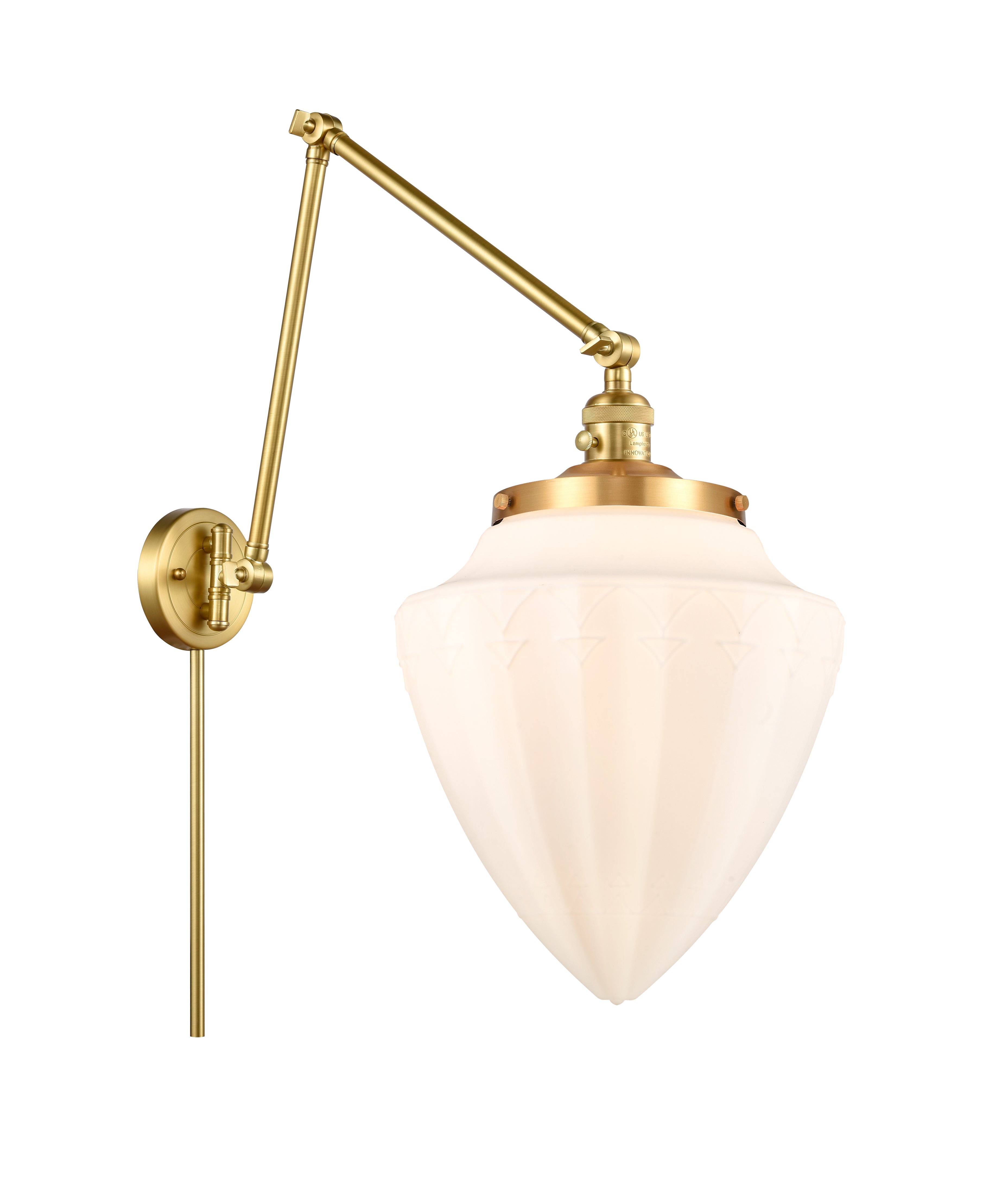Franklin Restoration Swing Arm Cast Brass