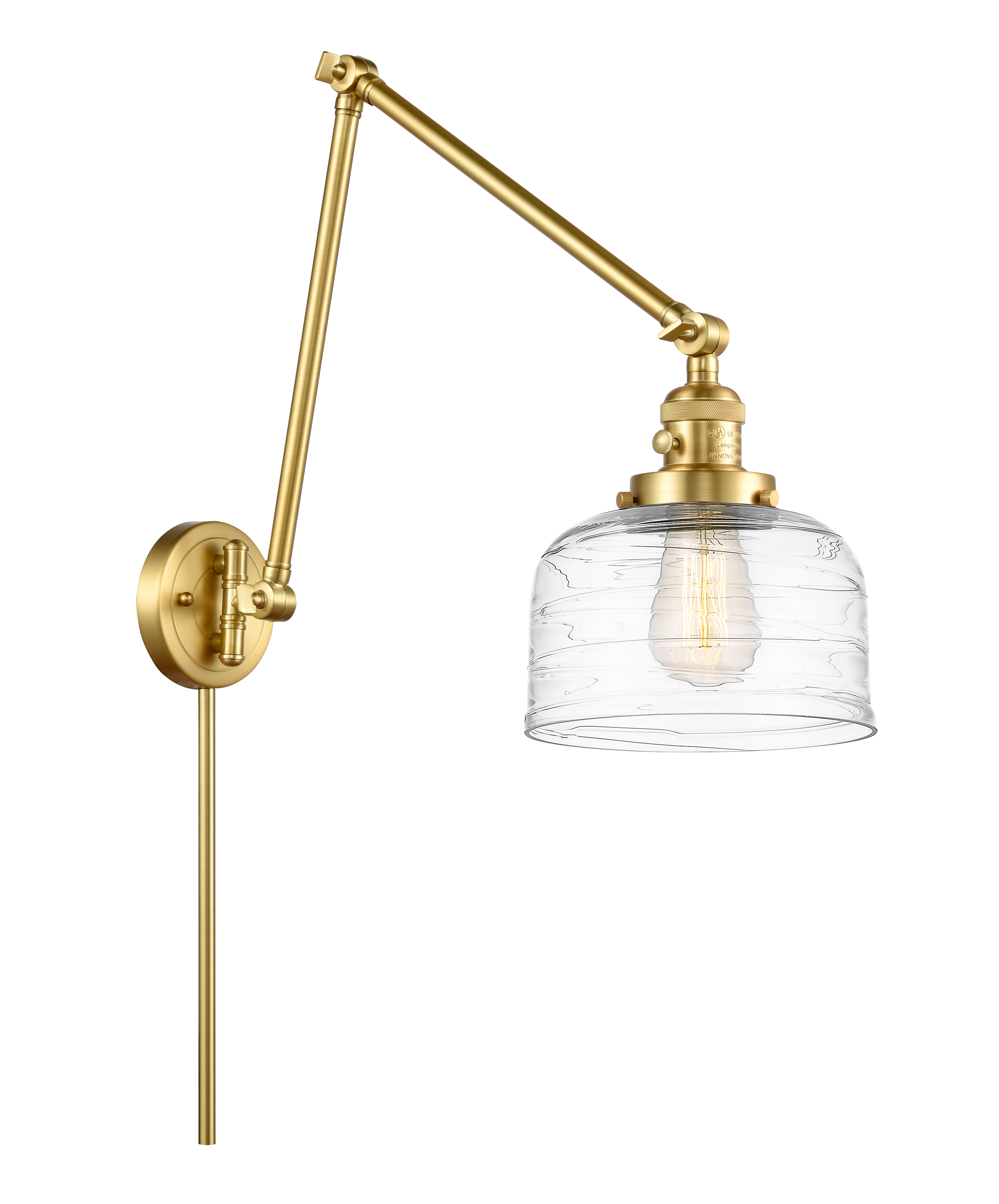 Franklin Restoration Swing Arm Cast Brass