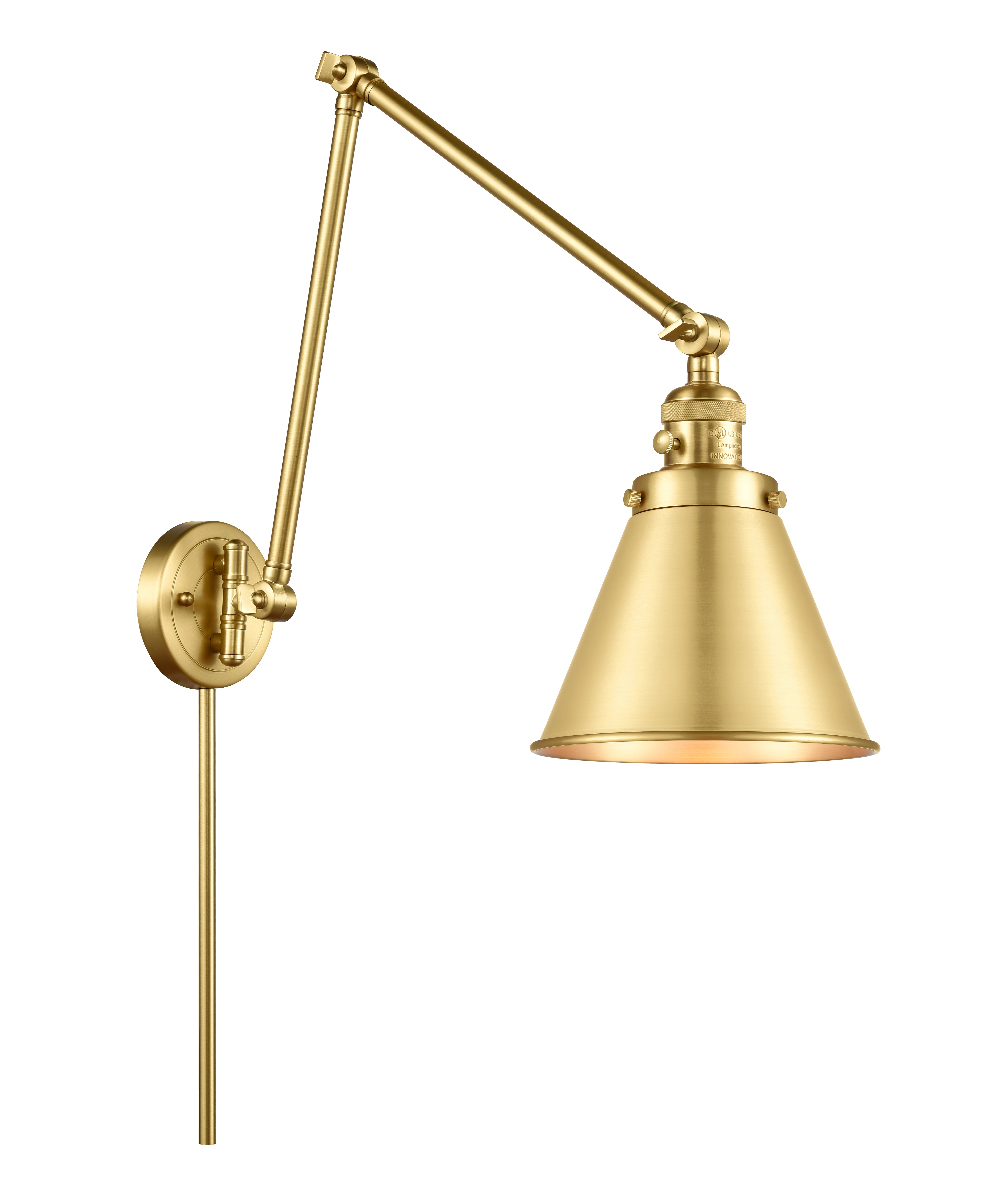 Franklin Restoration Cast Brass Swing Arm