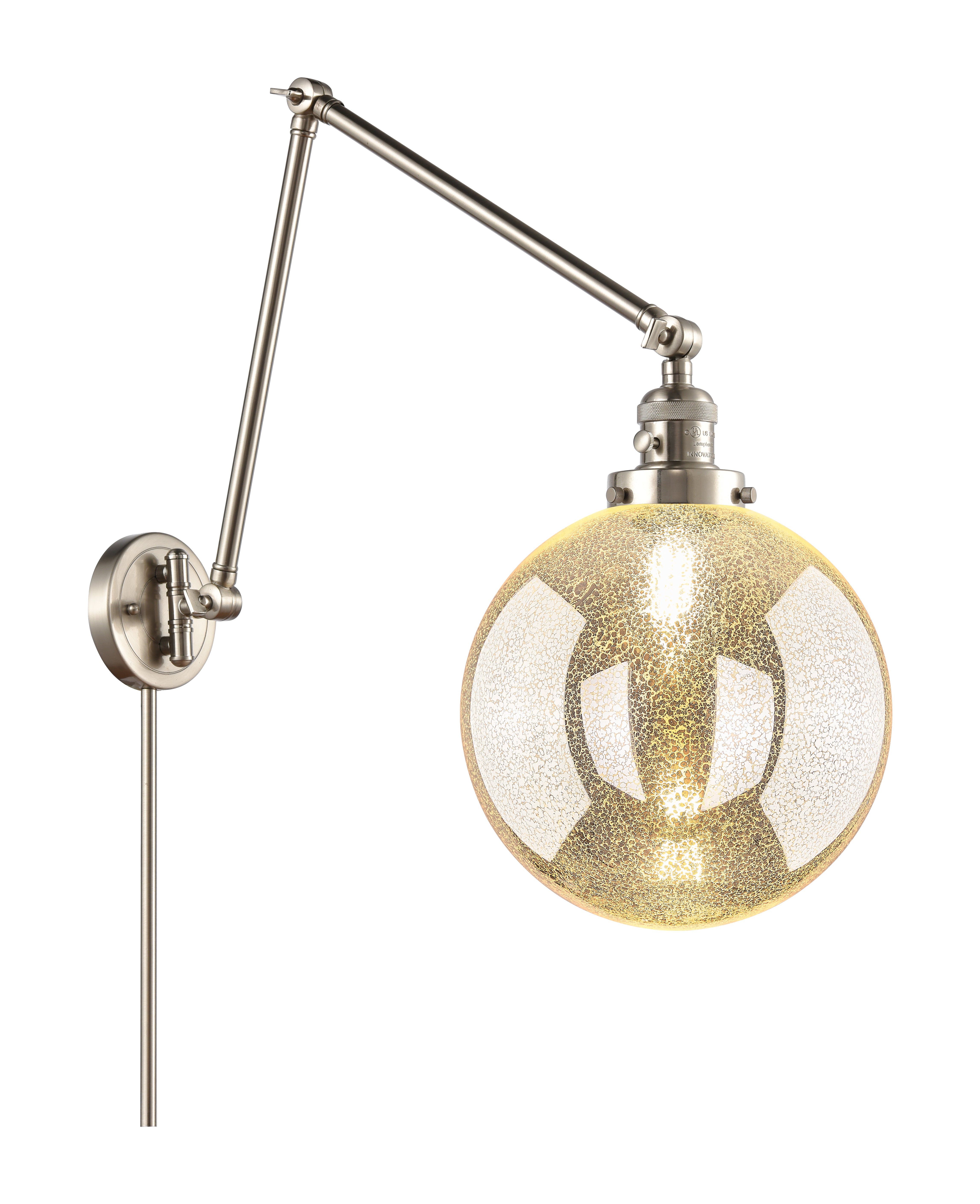 Franklin Restoration Swing Arm Cast Brass