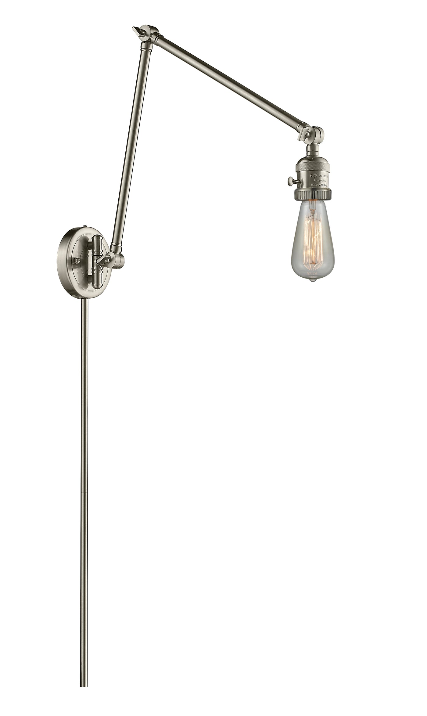 Franklin Restoration Cast Brass Bare Bulb
