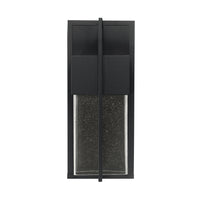 14.25-inch Kingler Powder Coated Black Outdoor Wall Sconce
