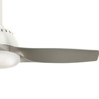 Casablanca 44 inch Wisp Fresh White LED Ceiling Fan Handheld Remote