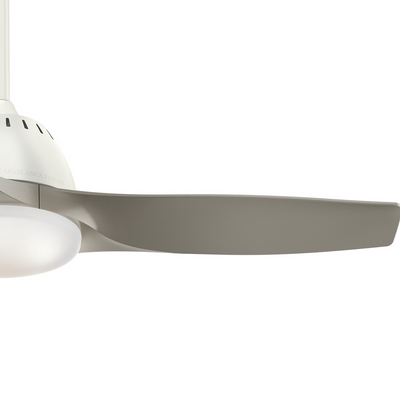 Casablanca 44 inch Wisp Fresh White LED Ceiling Fan Handheld Remote