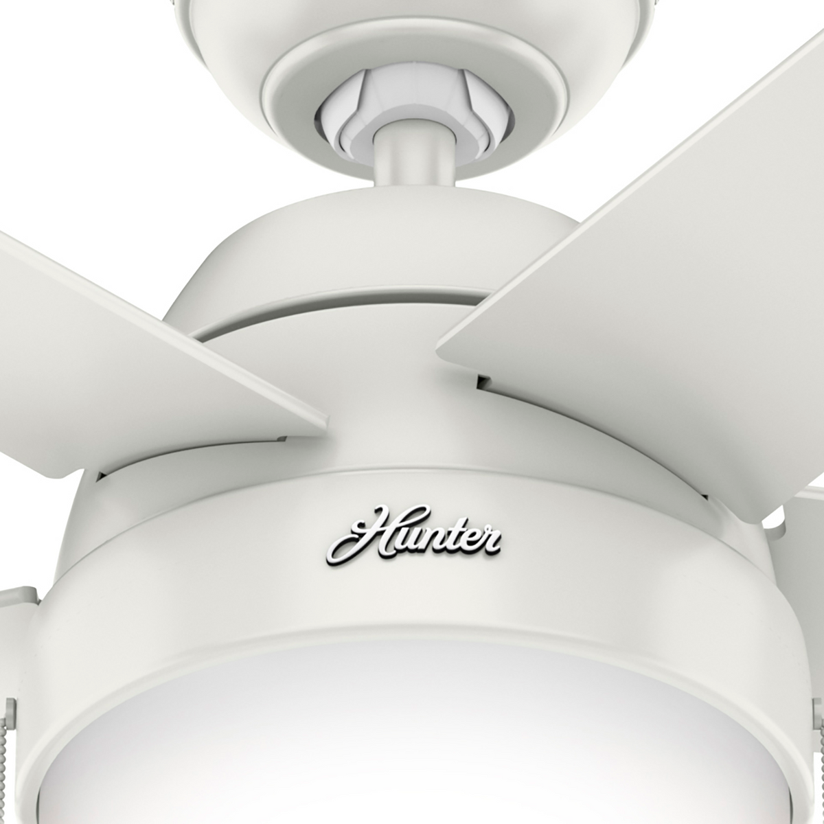 52 inch Anslee Fresh White Ceiling Fan with LED Light Kit and Pull Chain
