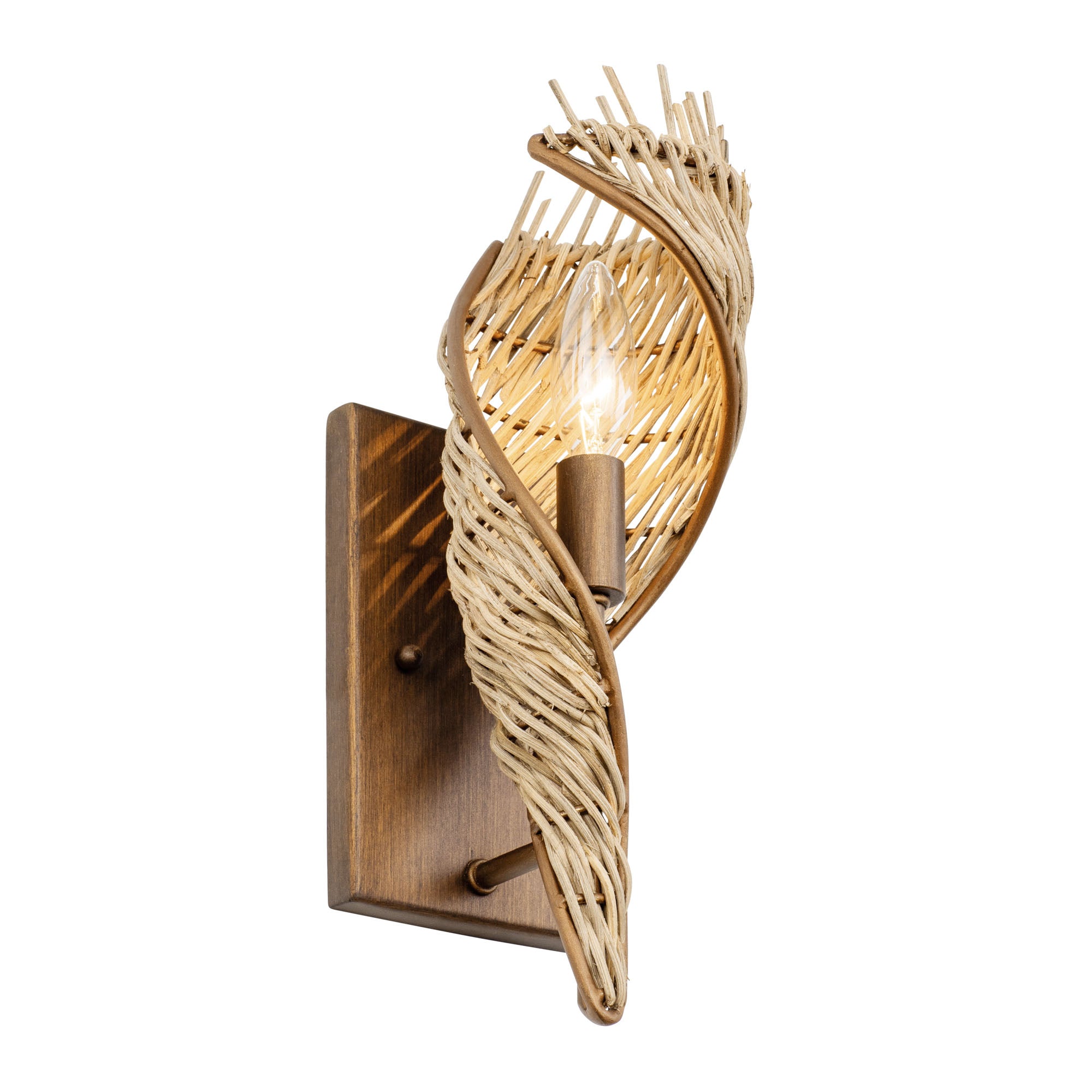 Flow 1 Light Right Wall sconce