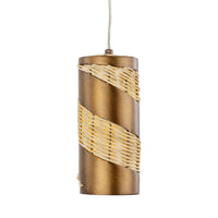 Flow 1 Light Cylinder Mini Pendant