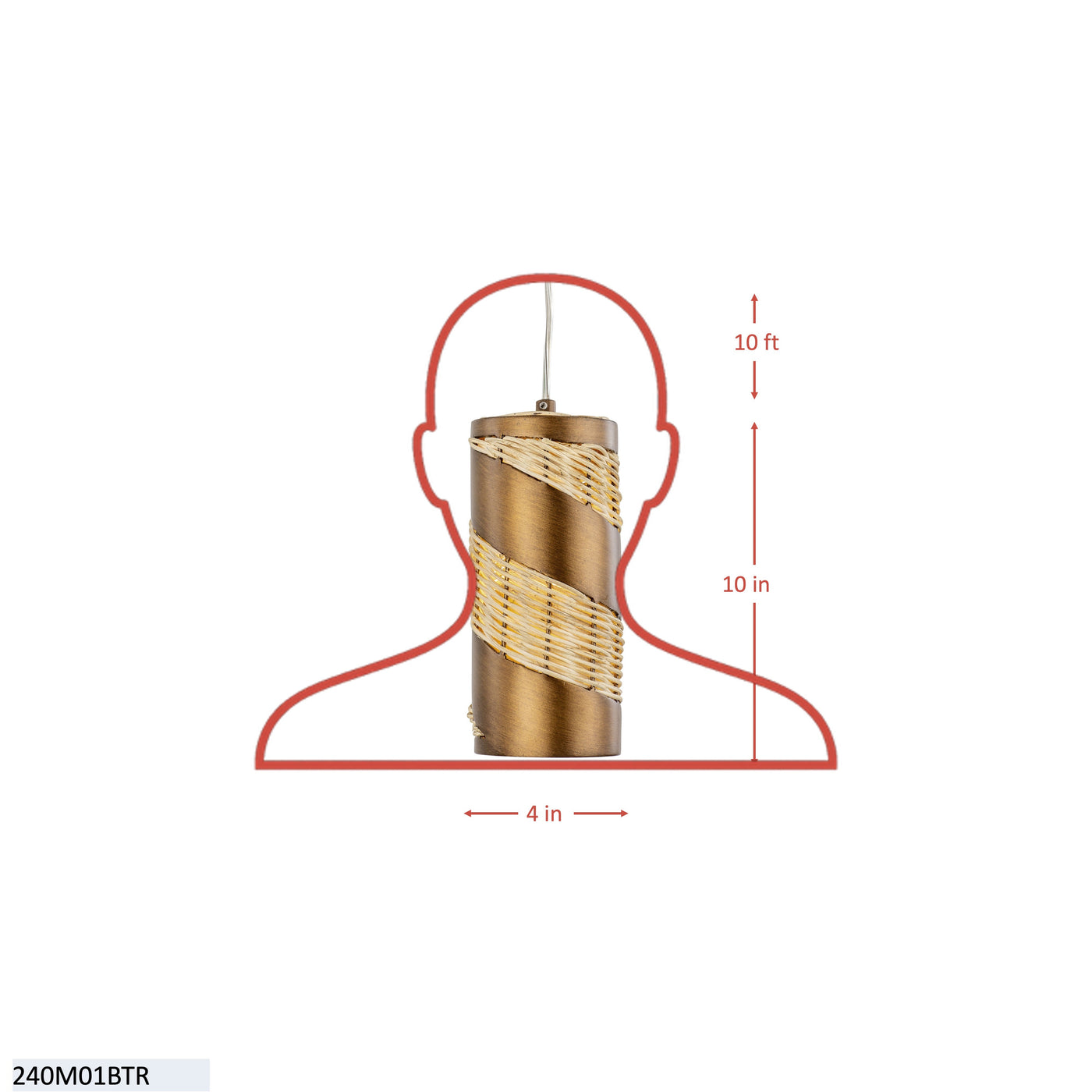 Flow 1 Light Cylinder Mini Pendant