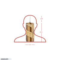 Flow 1 Light Cylinder Mini Pendant