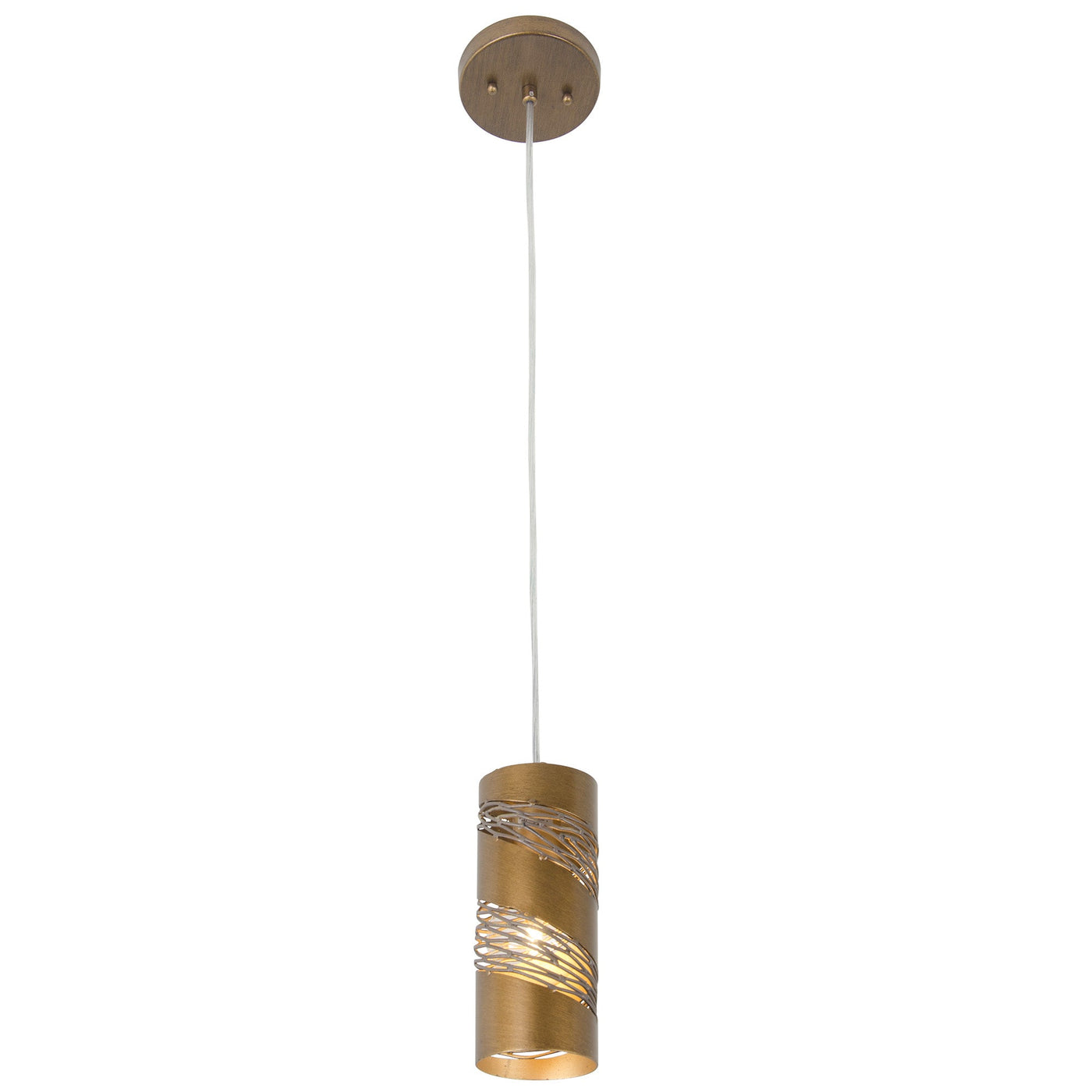Flow 1 Light Cylinder Mini Pendant