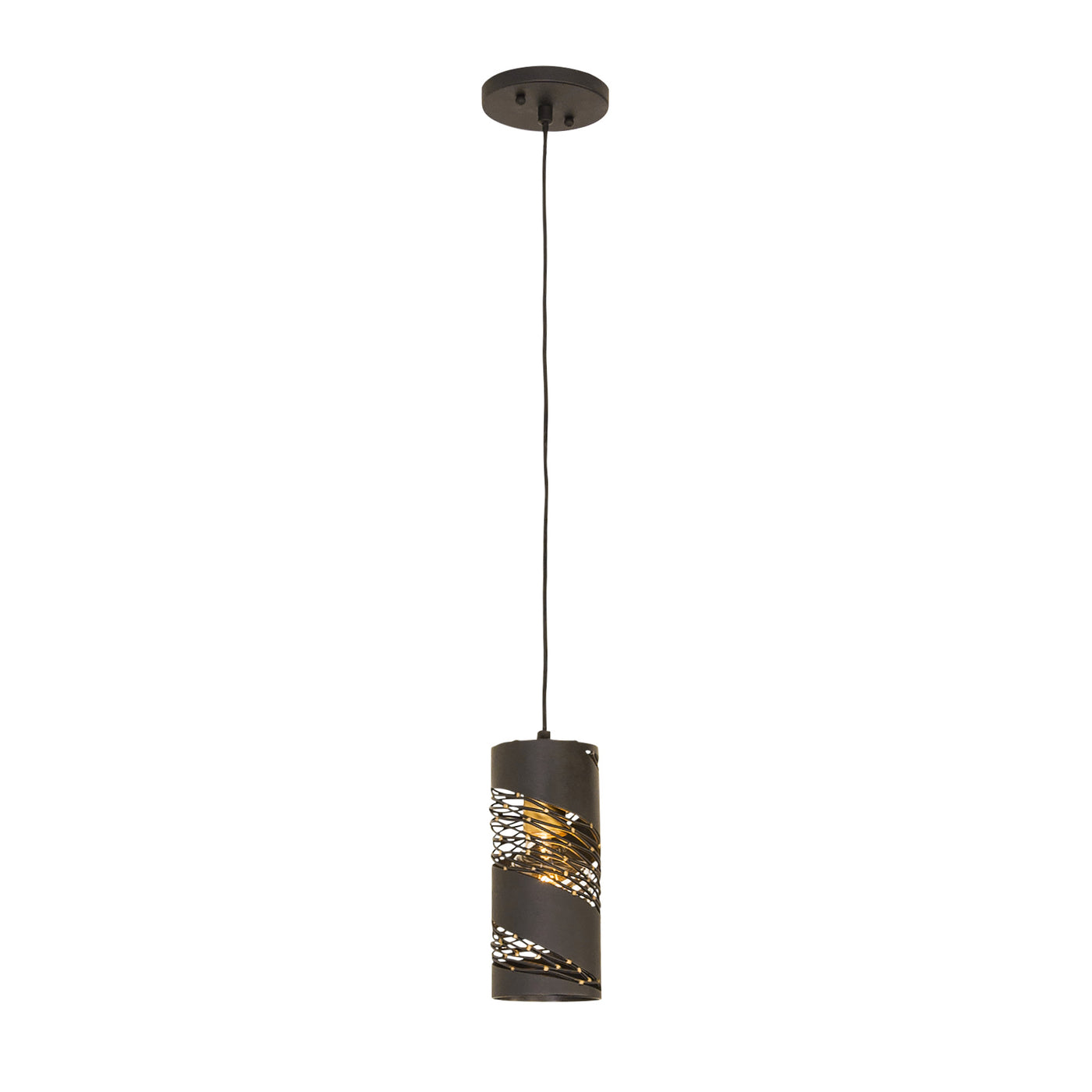 Flow 1 Light Cylinder Mini Pendant