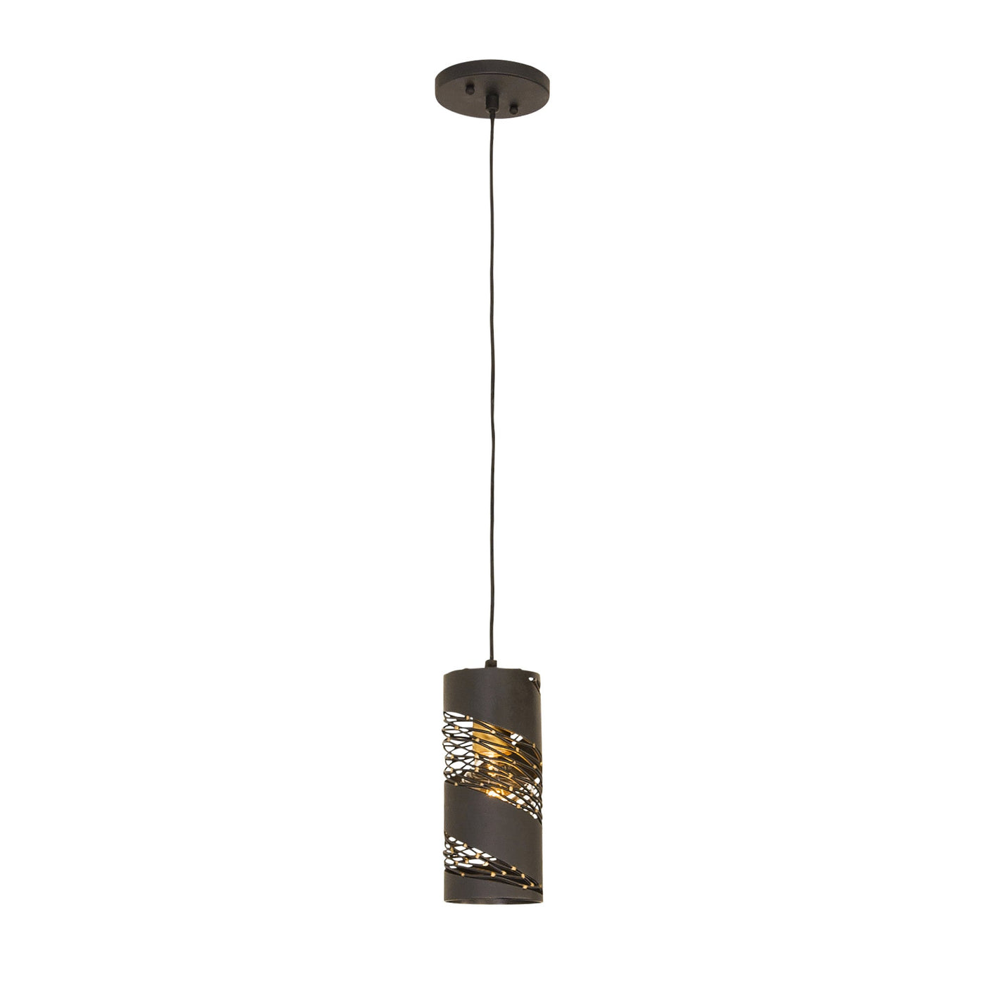 Flow 1 Light Cylinder Mini Pendant