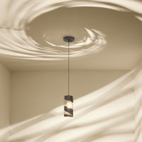 Flow 1 Light Cylinder Mini Pendant
