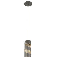 Flow 1 Light Cylinder Mini Pendant