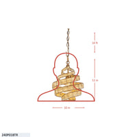 Flow 1 Light Twist Mini Pendant