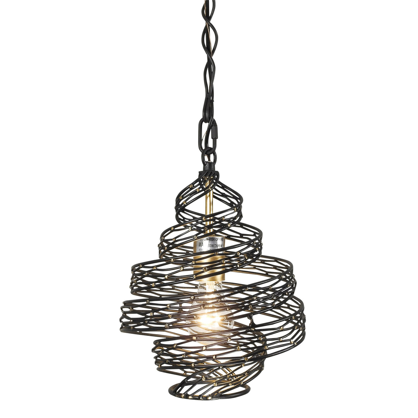 Flow 1 Light Twist Mini Pendant