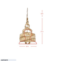 Flow 3 Light Twist Pendant