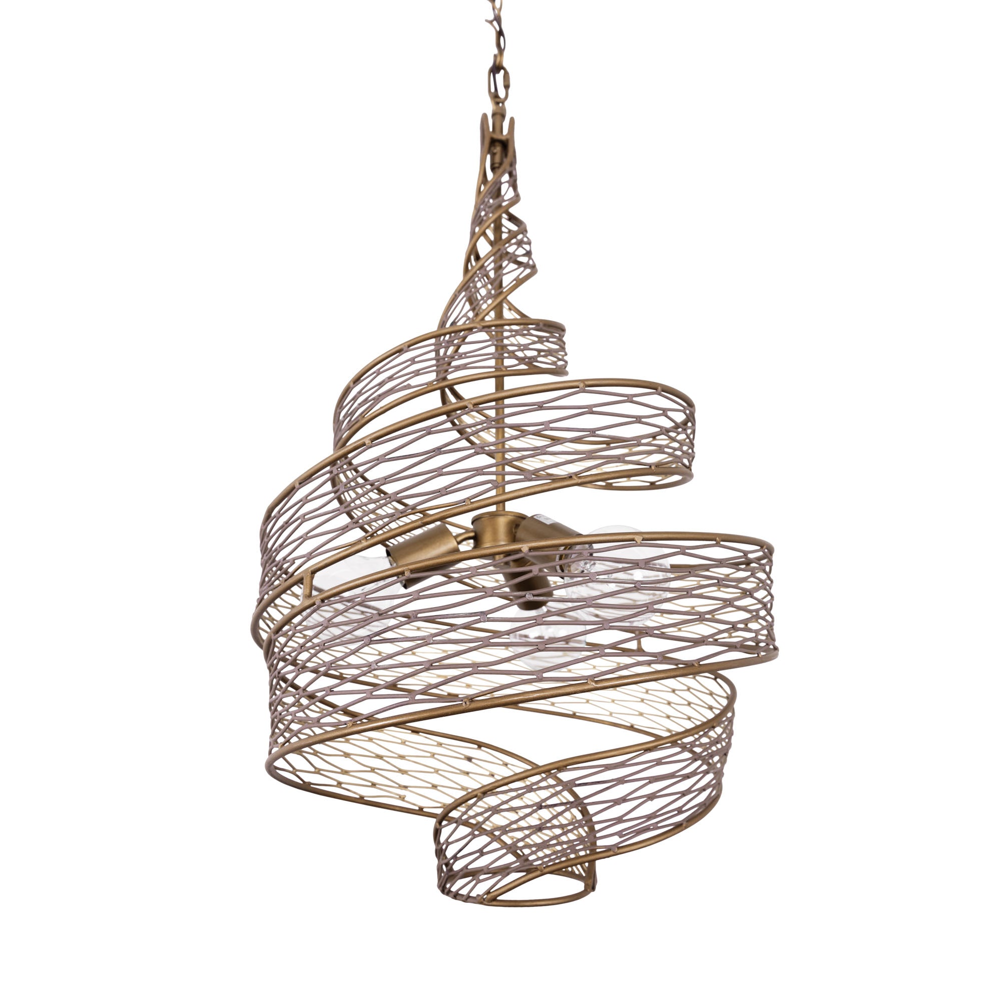 Flow 3 Light Twist Pendant