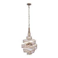 Flow 3 Light Twist Pendant