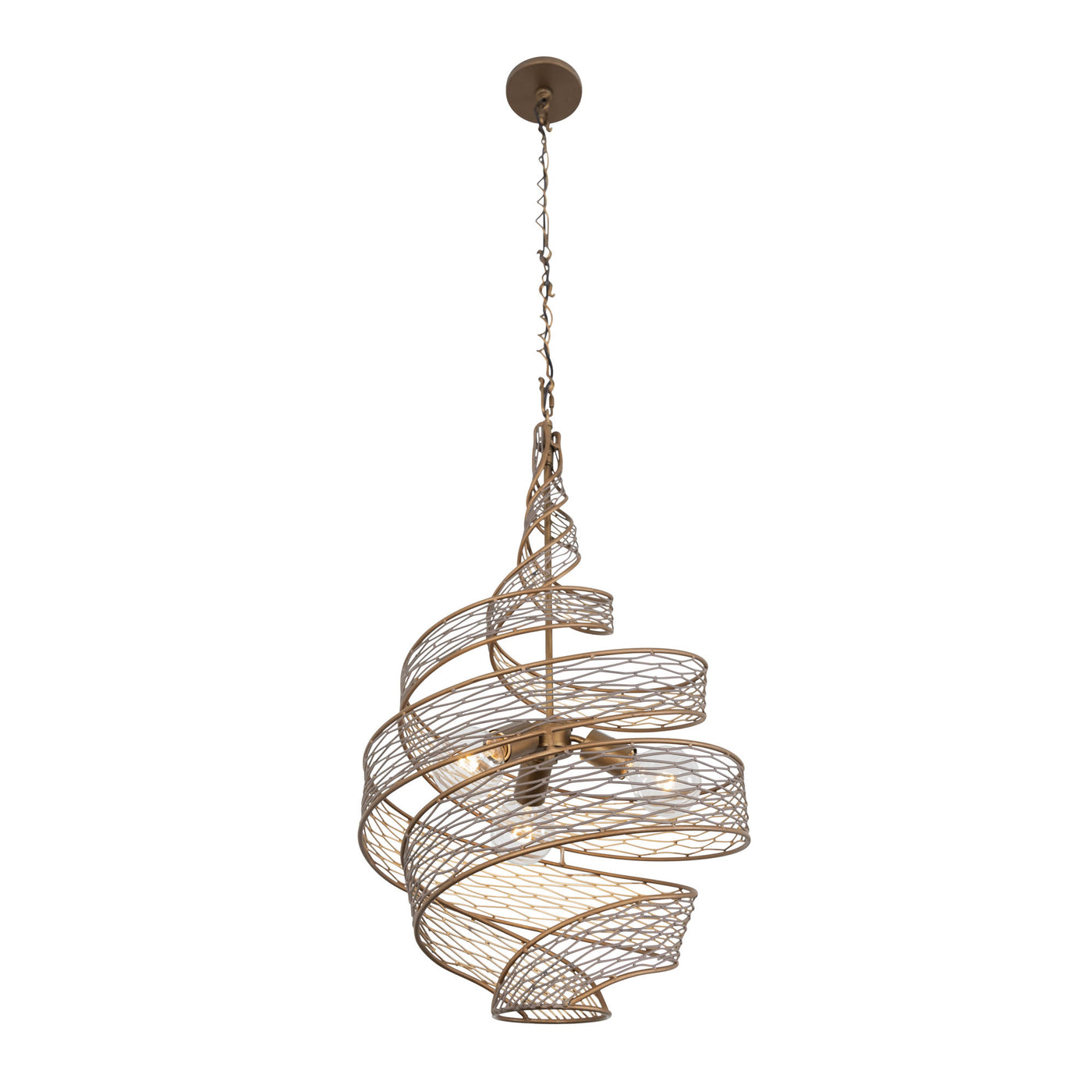 Flow 3 Light Twist Pendant