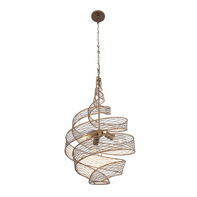 Flow 3 Light Twist Pendant