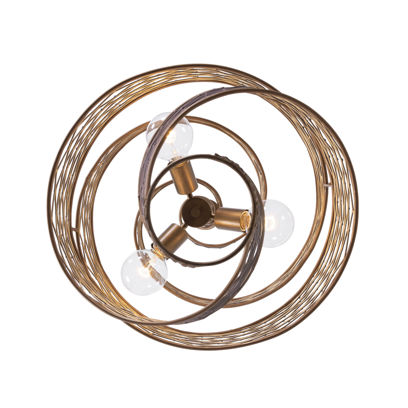 Flow 3 Light Twist Pendant