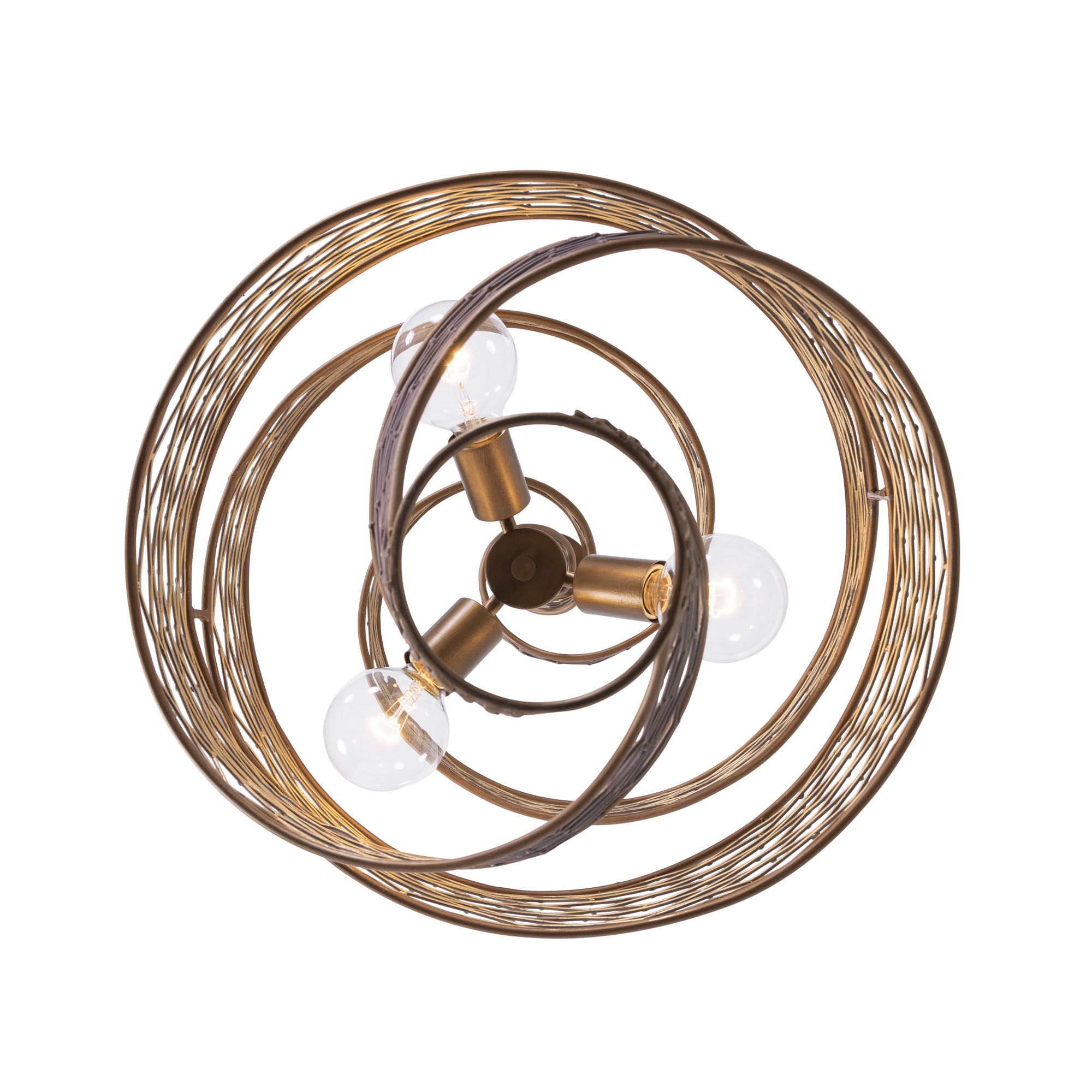 Flow 3 Light Twist Pendant