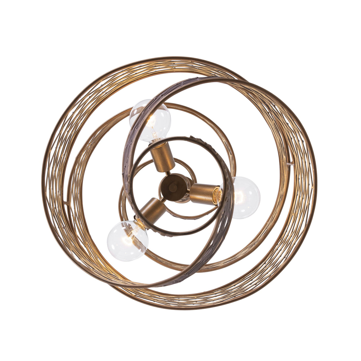 Flow 3 Light Twist Pendant