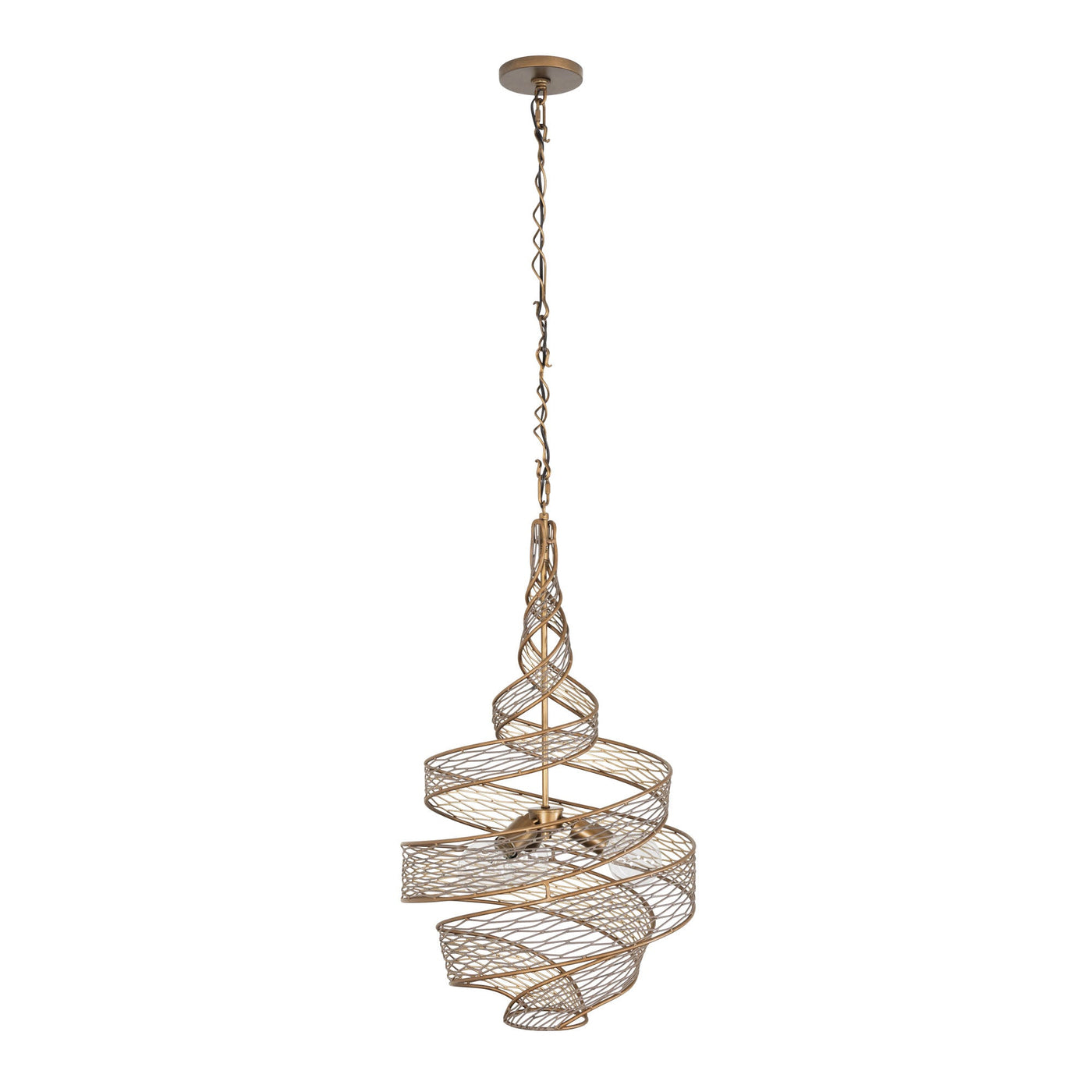 Flow 3 Light Twist Pendant