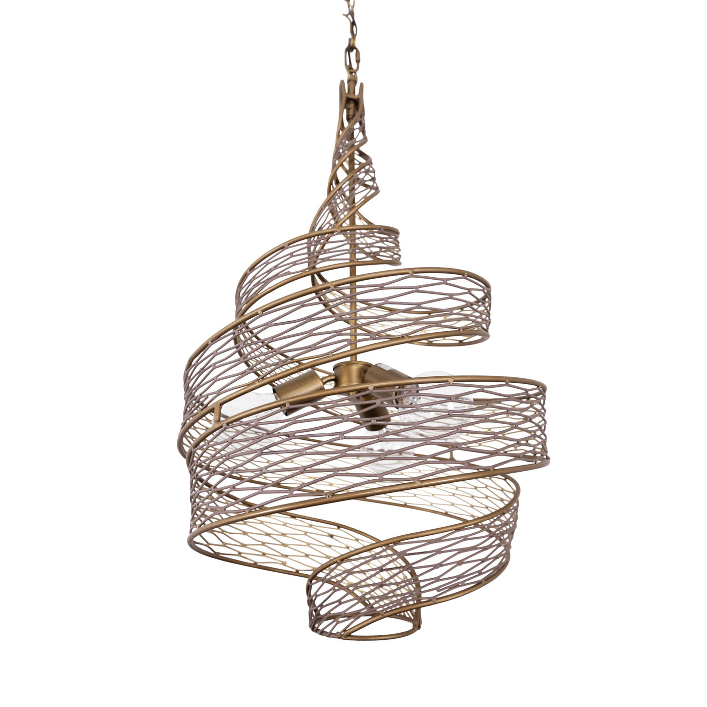 Flow 3 Light Twist Pendant