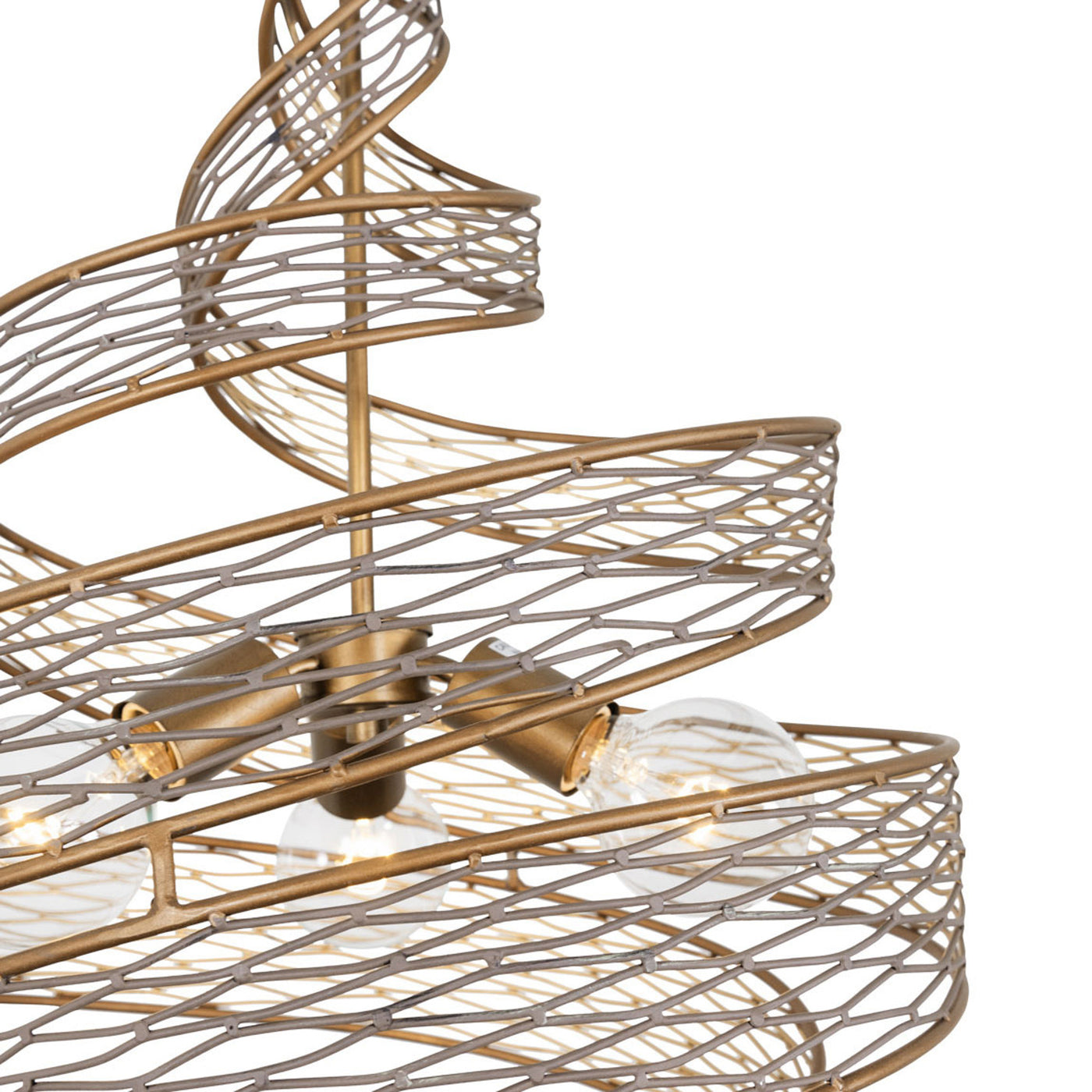 Flow 3 Light Twist Pendant