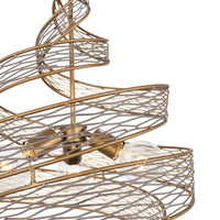 Flow 3 Light Twist Pendant