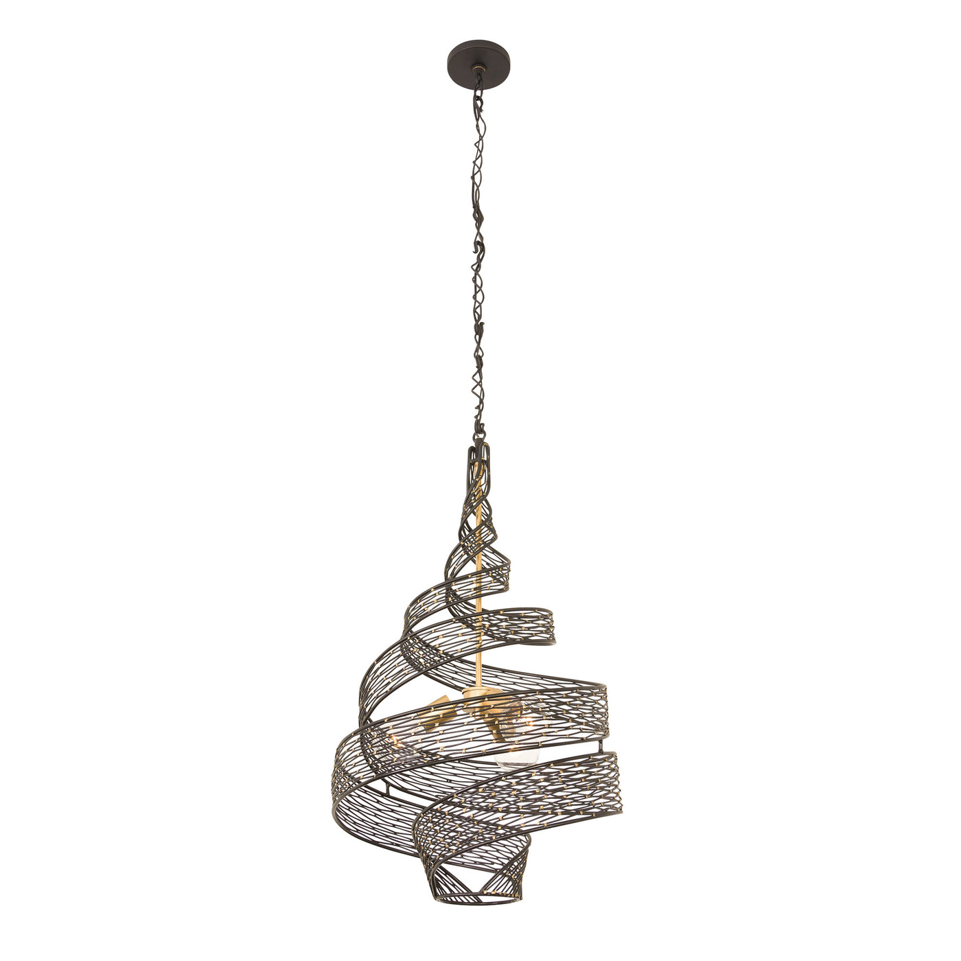 Flow 3 Light Twist Pendant