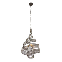 Flow 3 Light Twist Pendant