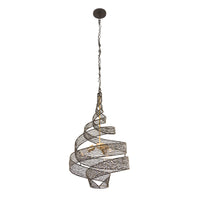 Flow 3 Light Twist Pendant