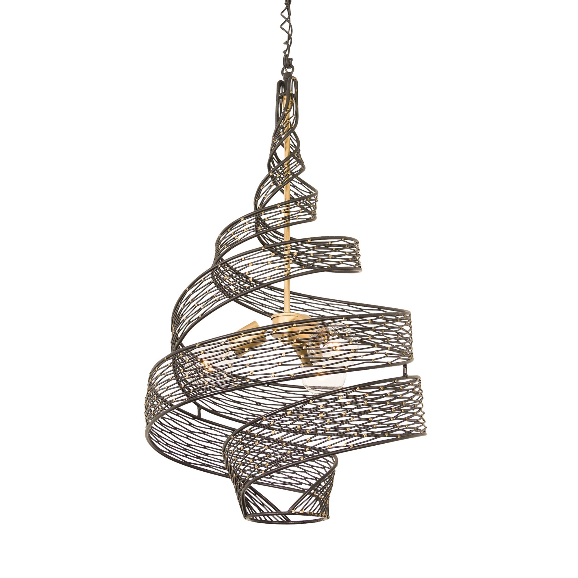 Flow 3 Light Twist Pendant