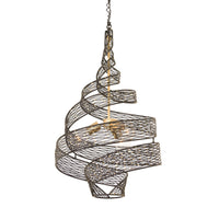 Flow 3 Light Twist Pendant