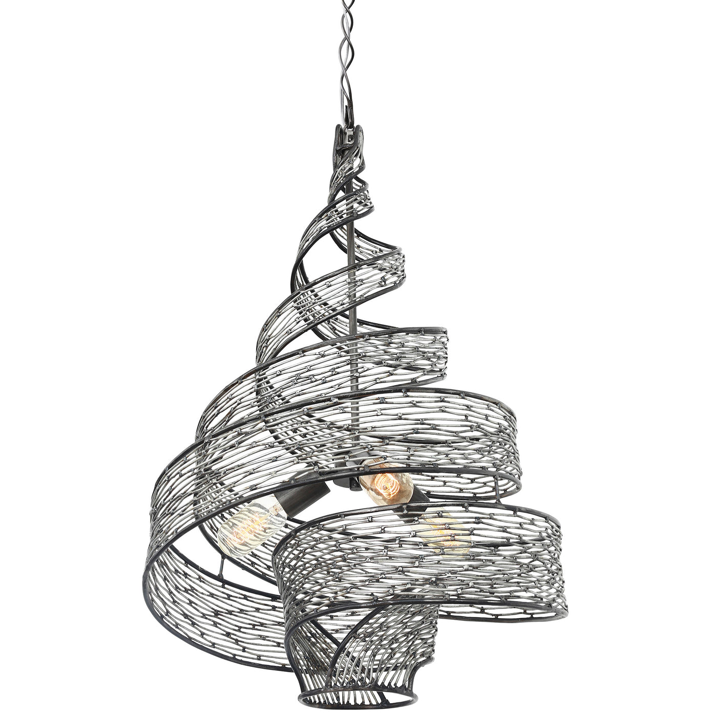 Flow 3 Light Twist Pendant