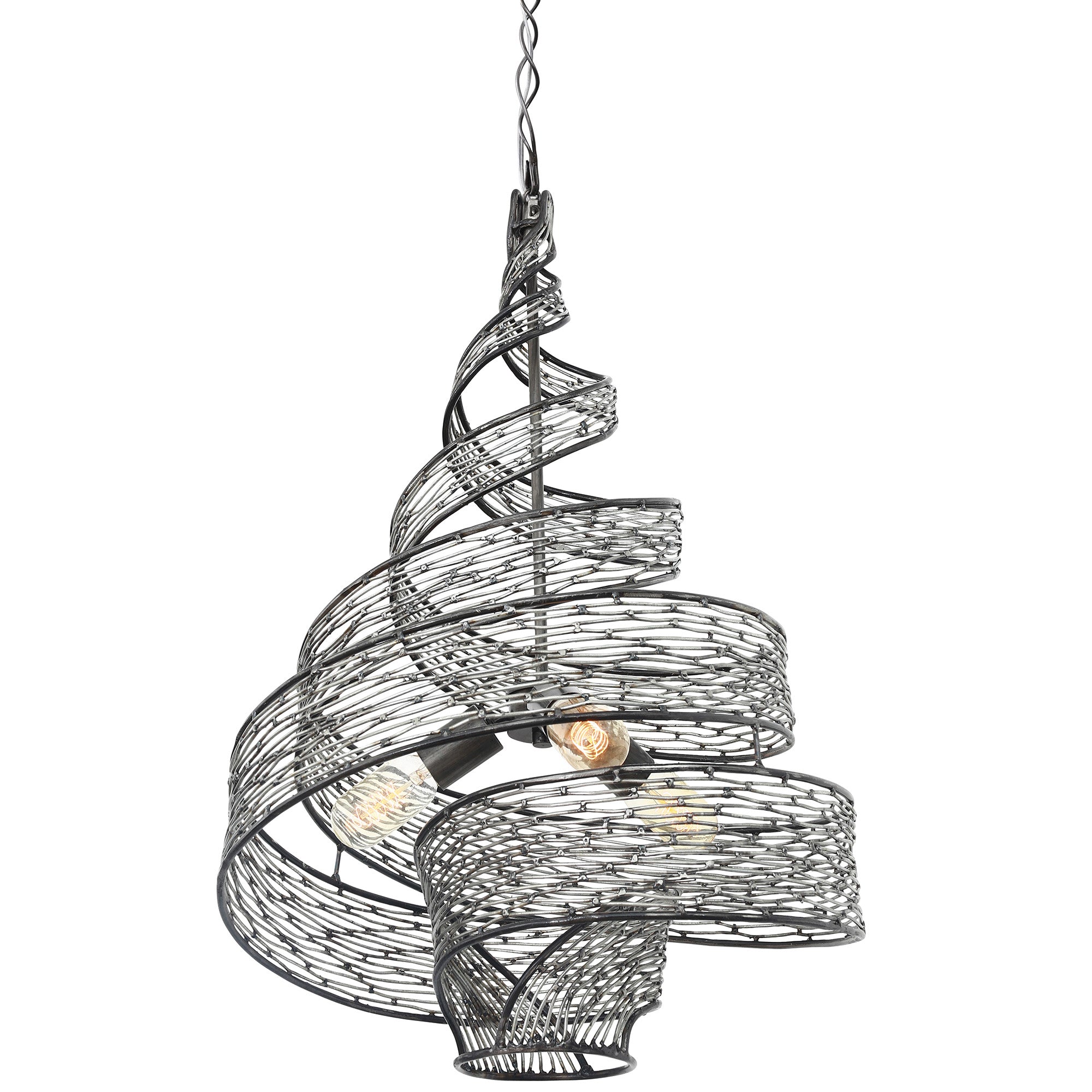 Flow 3 Light Twist Pendant