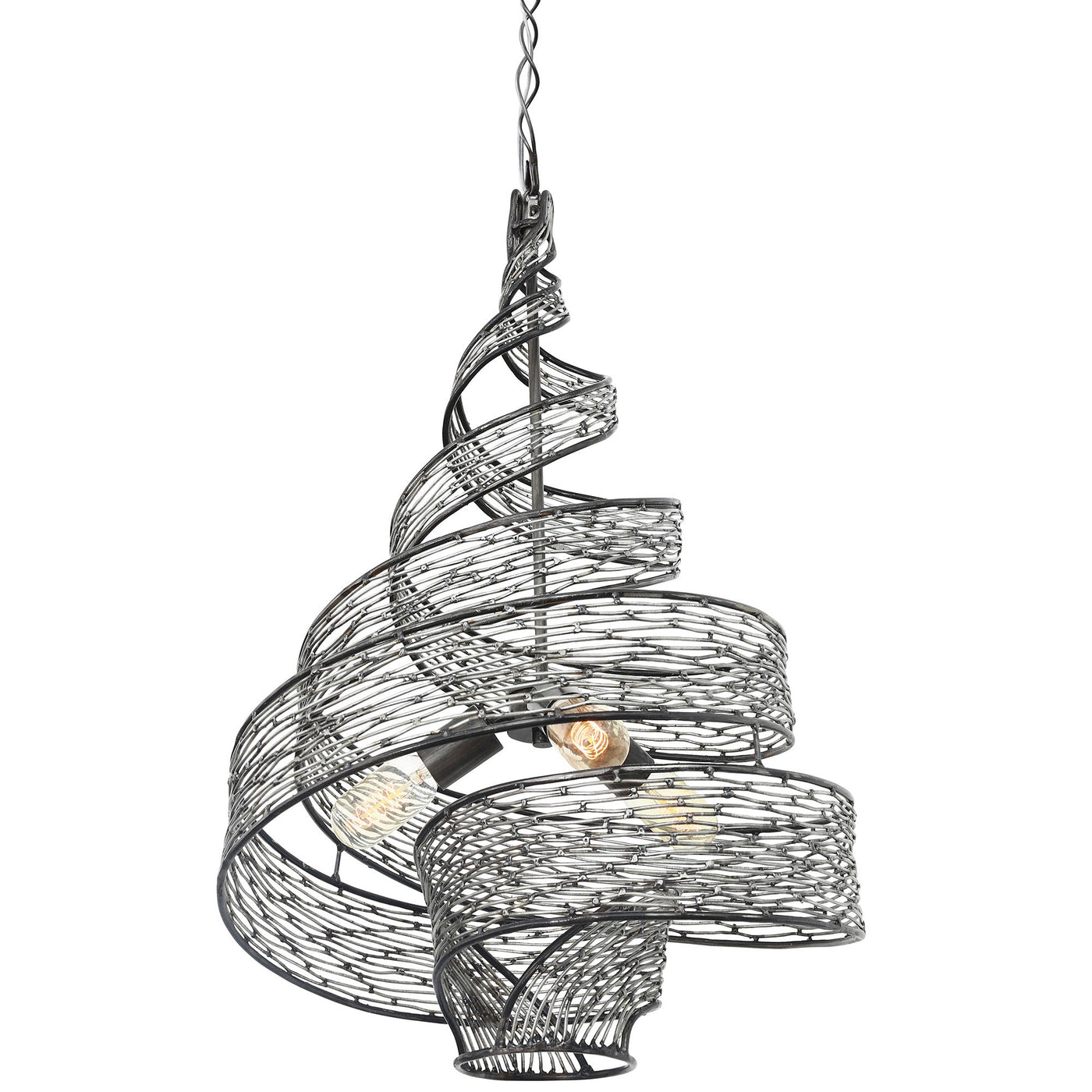 Flow 3 Light Twist Pendant