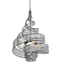 Flow 3 Light Twist Pendant