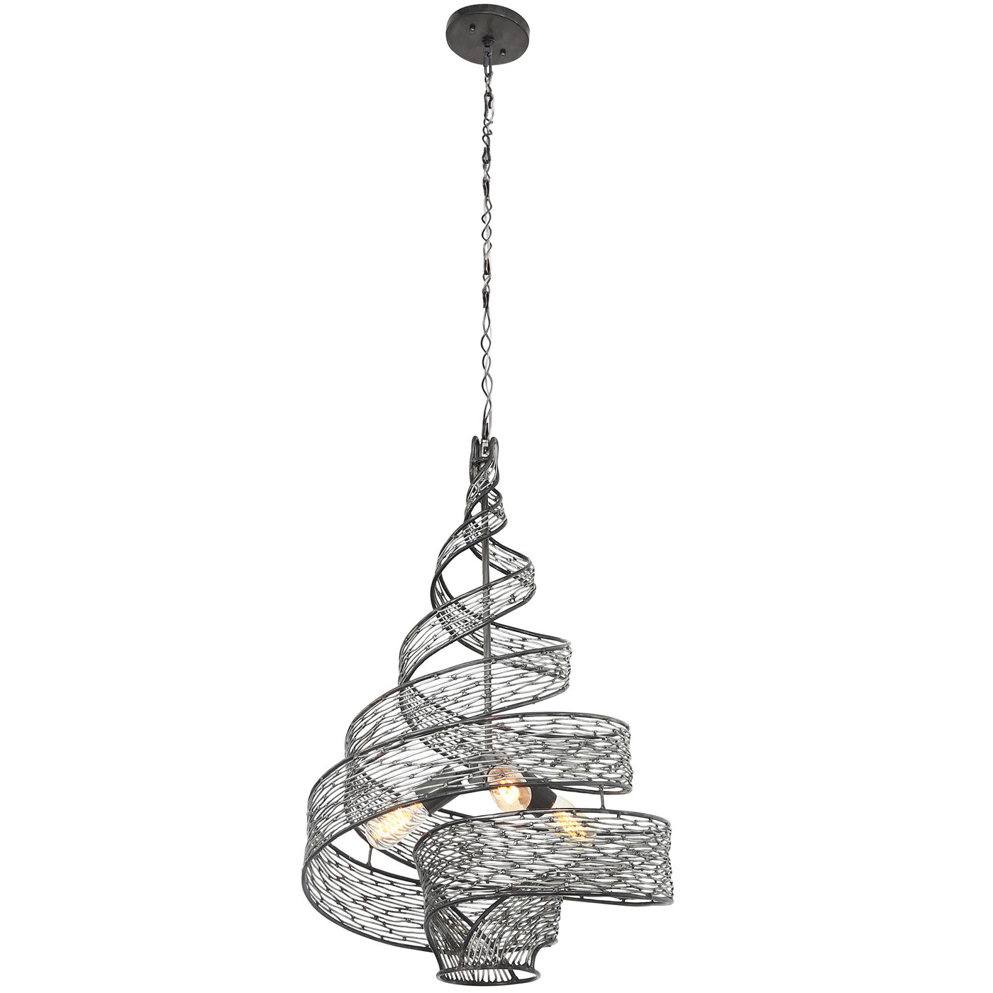 Flow 3 Light Twist Pendant