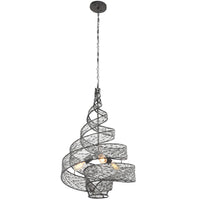 Flow 3 Light Twist Pendant