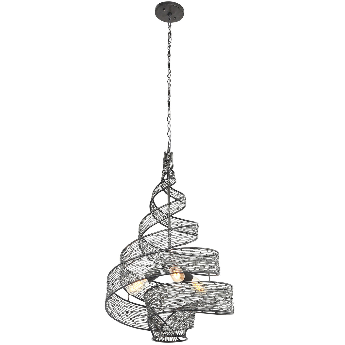 Flow 3 Light Twist Pendant