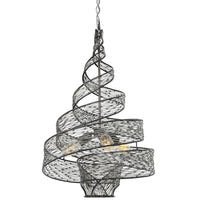 Flow 3 Light Twist Pendant