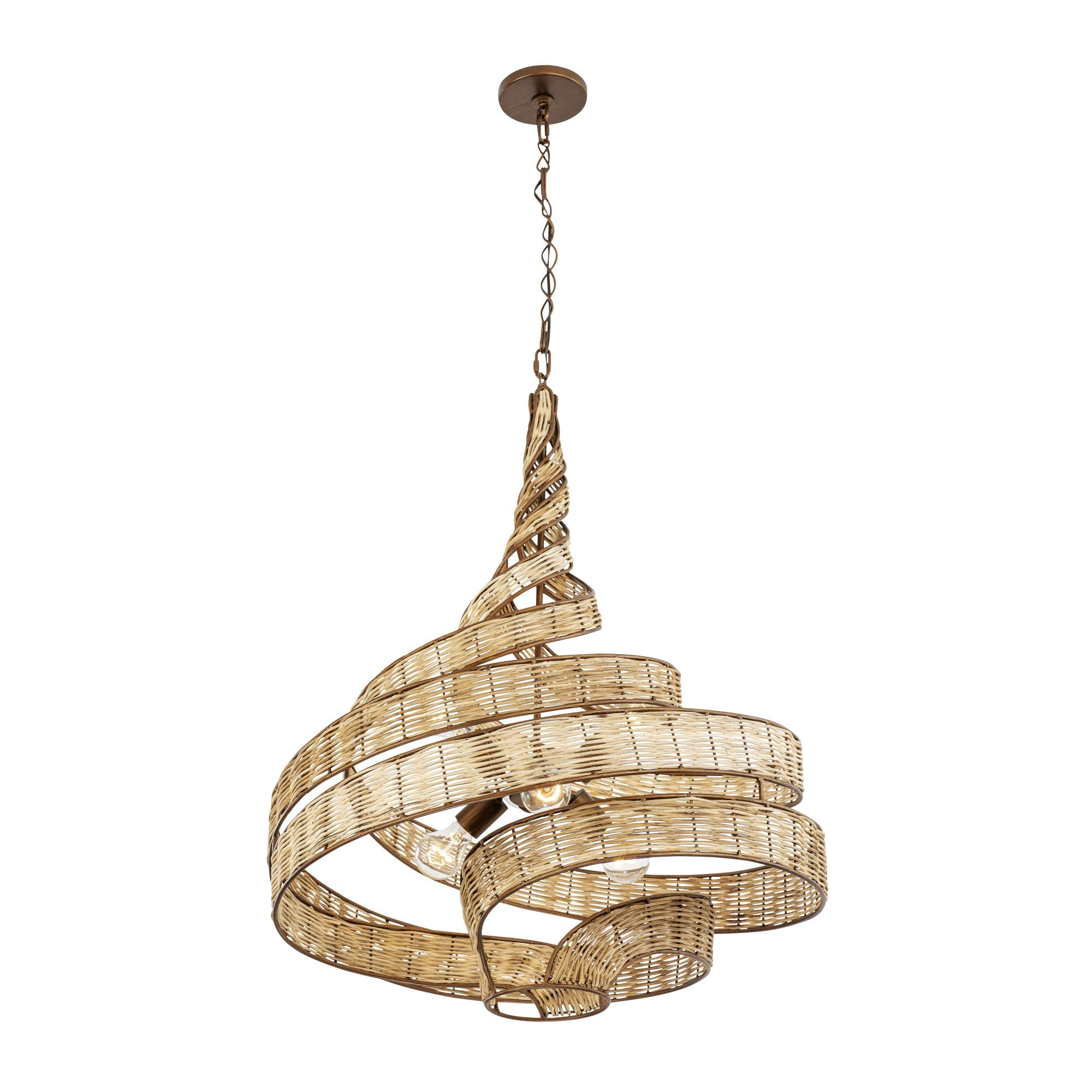 Flow 6 Light Twist Pendant