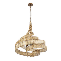 Flow 6 Light Twist Pendant