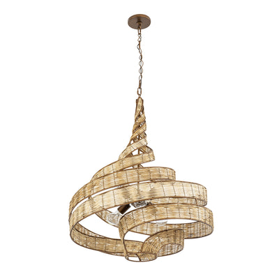 Flow 6 Light Twist Pendant
