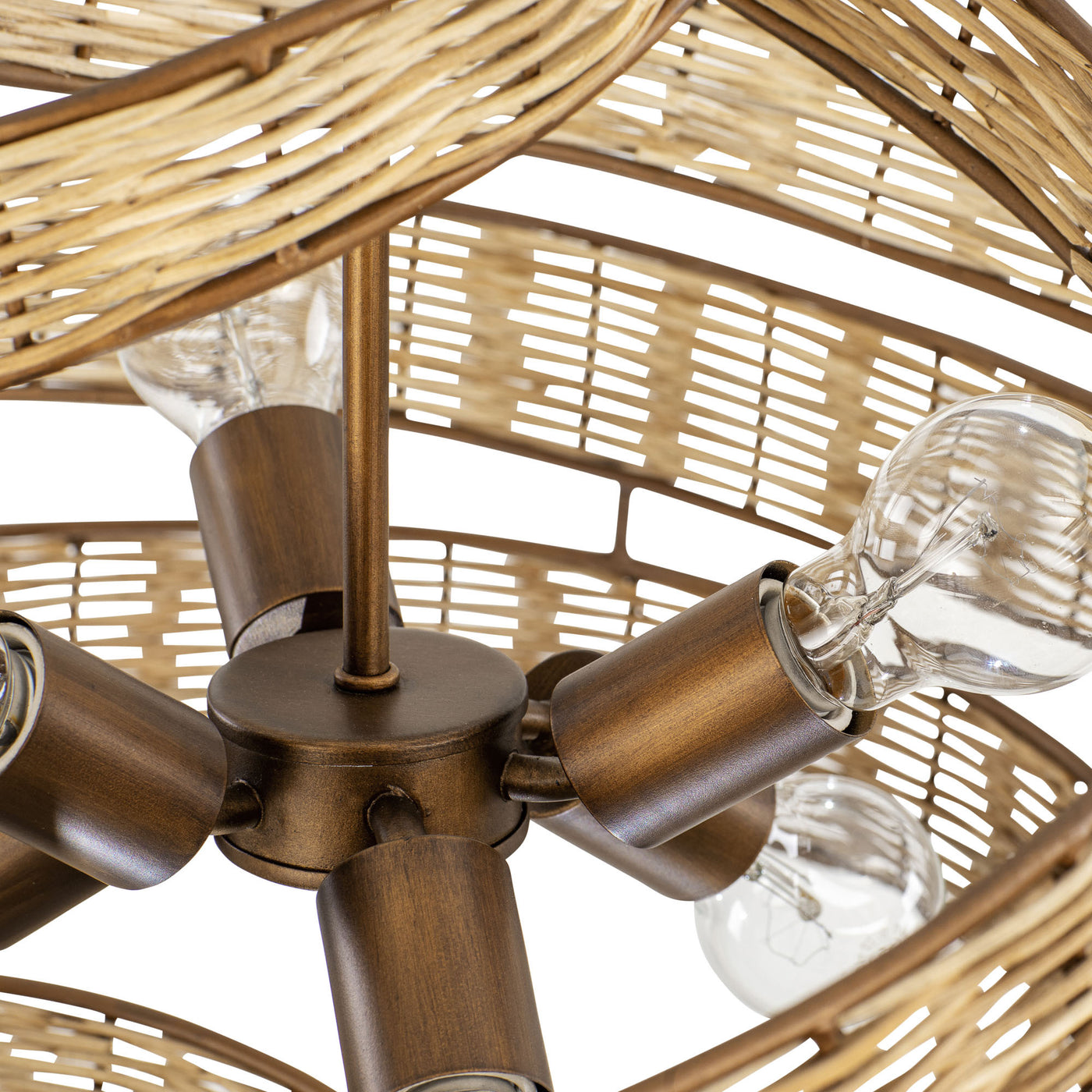 Flow 6 Light Twist Pendant
